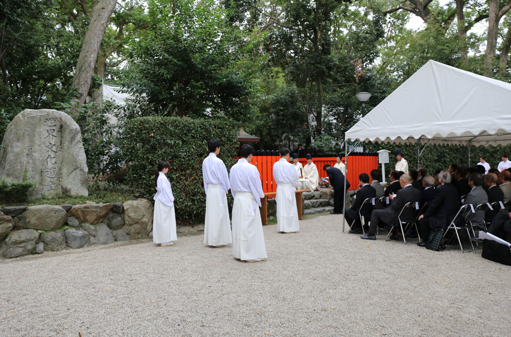 印納社にて祈願祭
