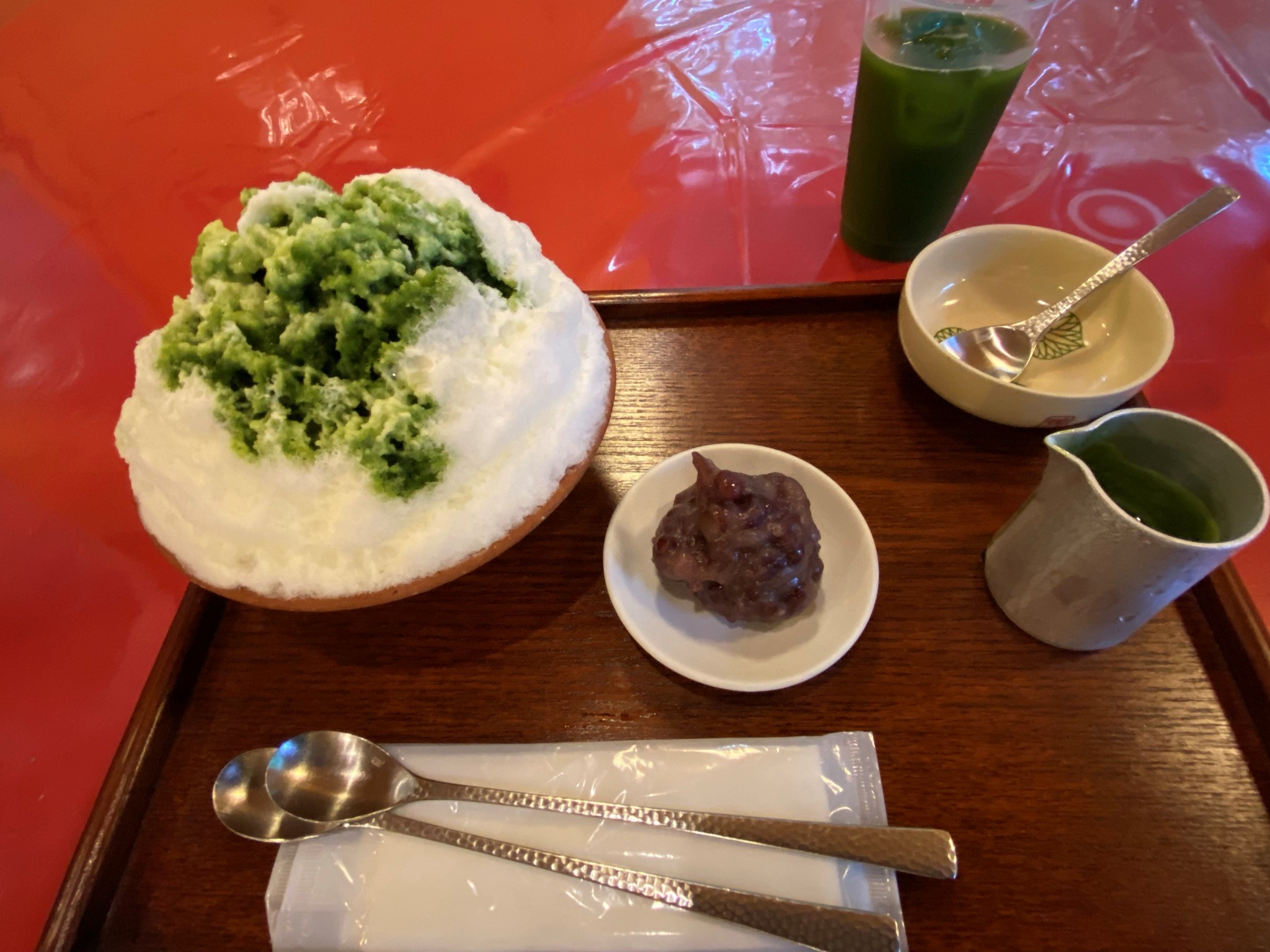 抹茶かき氷