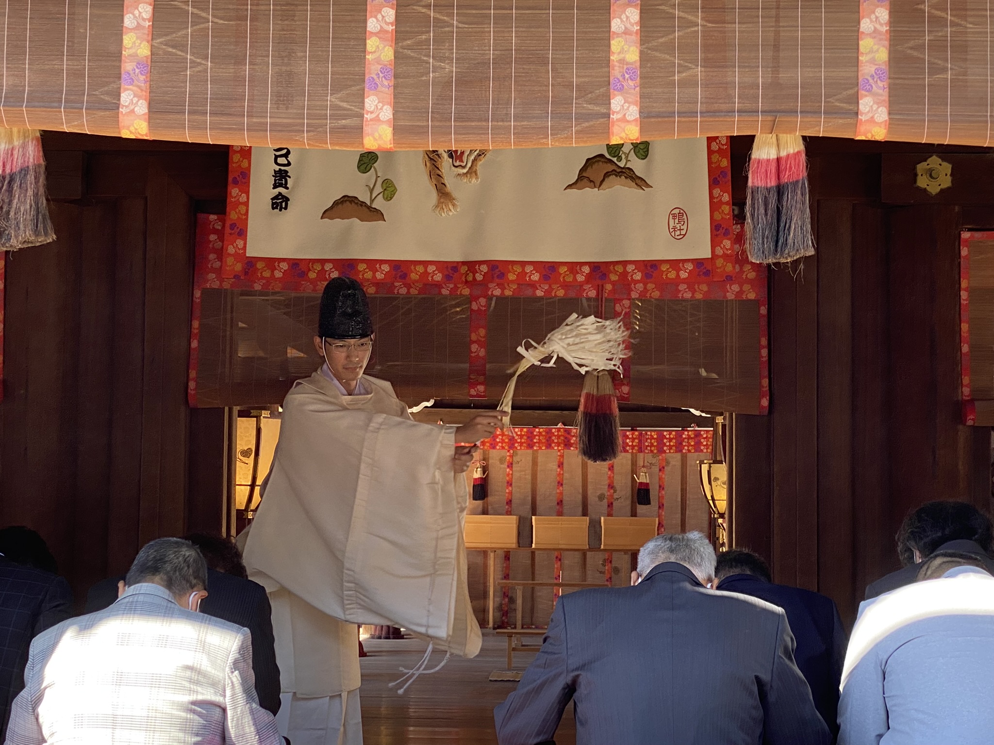 2022年印章祈願祭本殿にて